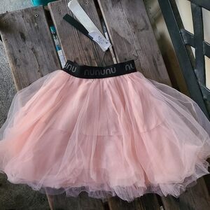 NUNUNU SZ 18-24M NWT POWDER PINK elastic waistband layers tutu MAGIC skirt